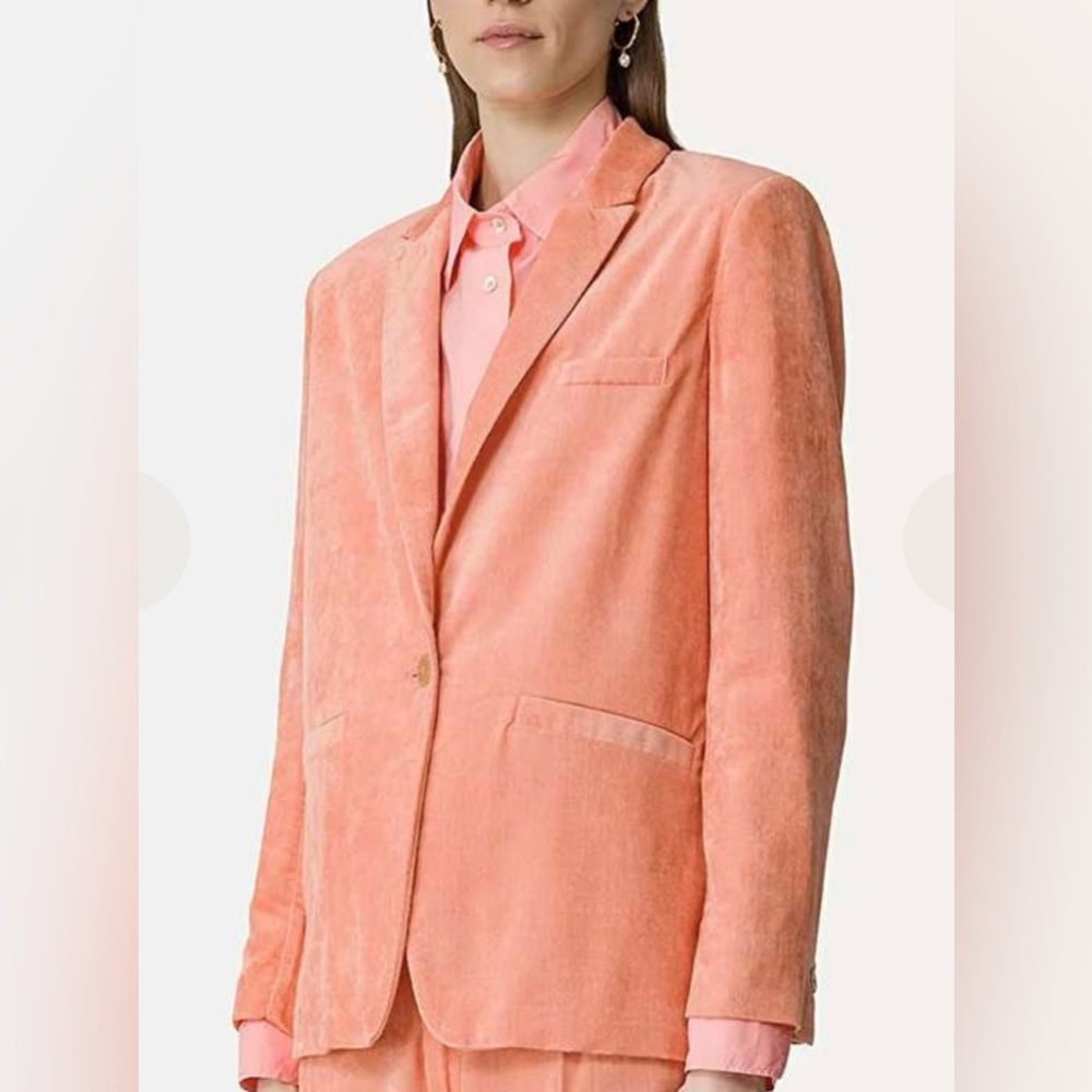 FORTE FORTE Women’s corduroy jacket in Pamplemousse; size III; U.S. size 8